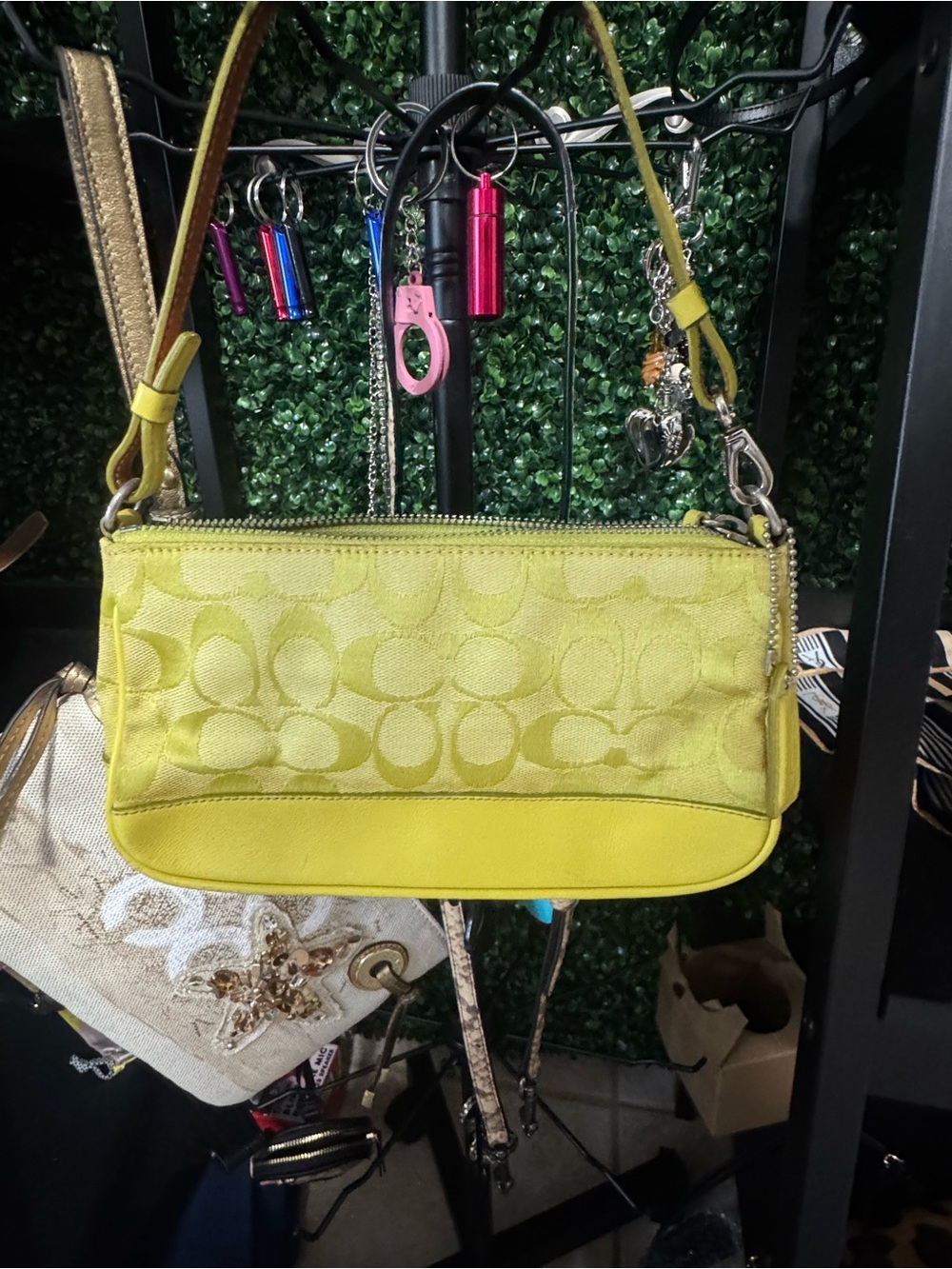 Coach Demi VINTAGE🫶🏻 🍋🟩 LIME GREEN RARE